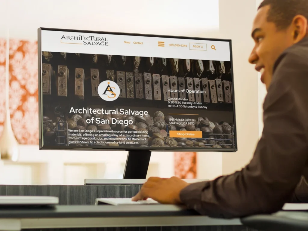 Architectural Salvage San Diego | San Diego CA - Built By Oceanside Website Design and Development